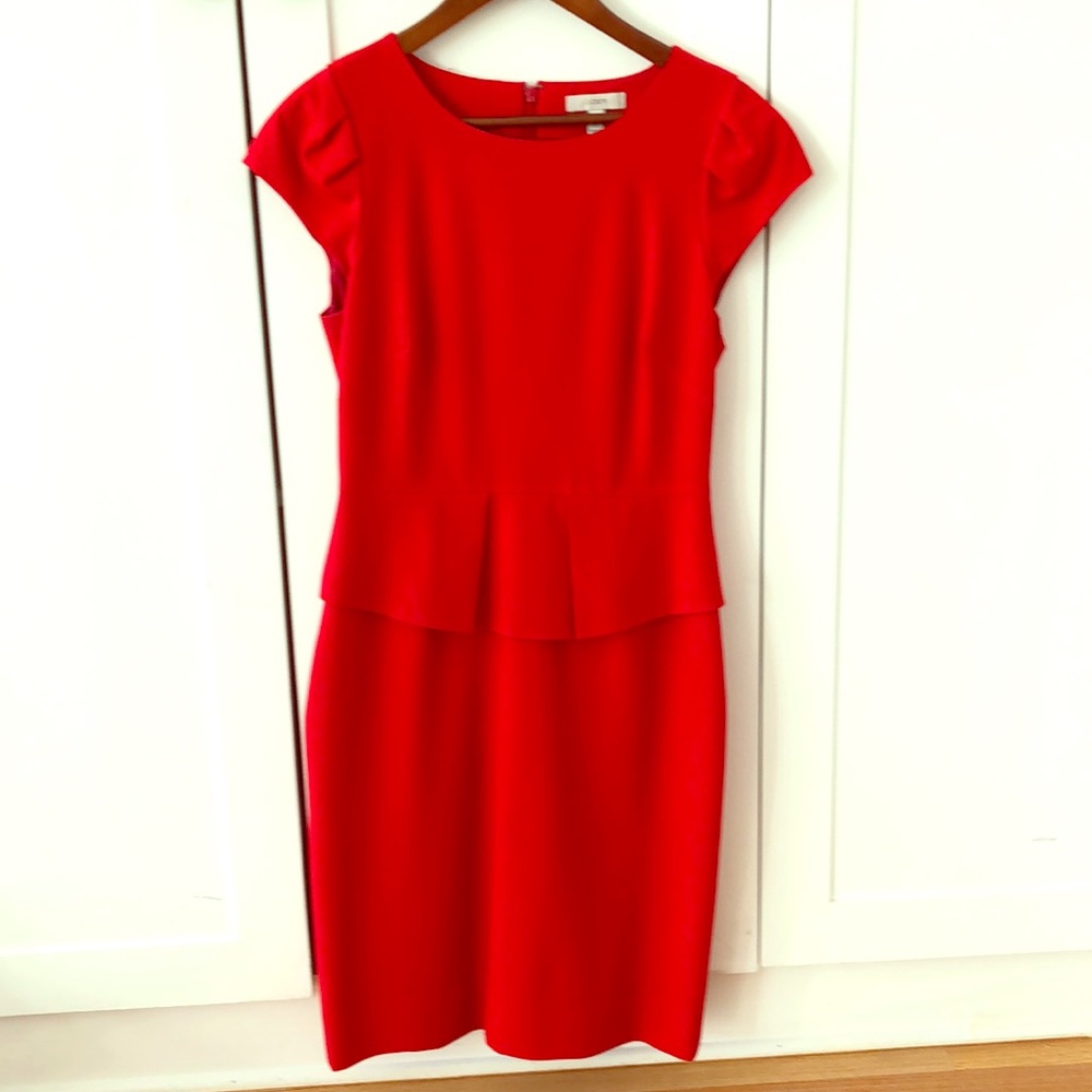 JCrew red dress